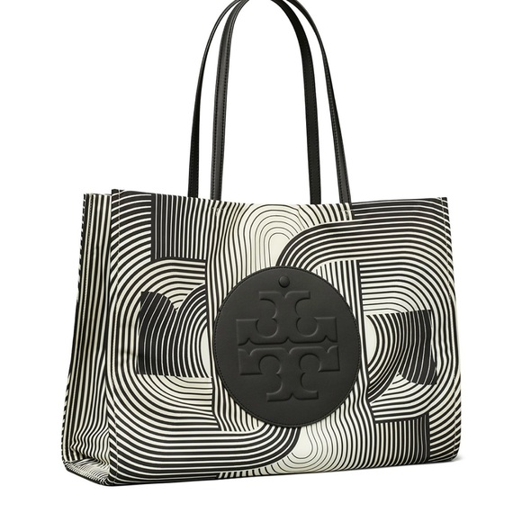 Tory Burch Black and White Tote Bag - Picture 2 of 7